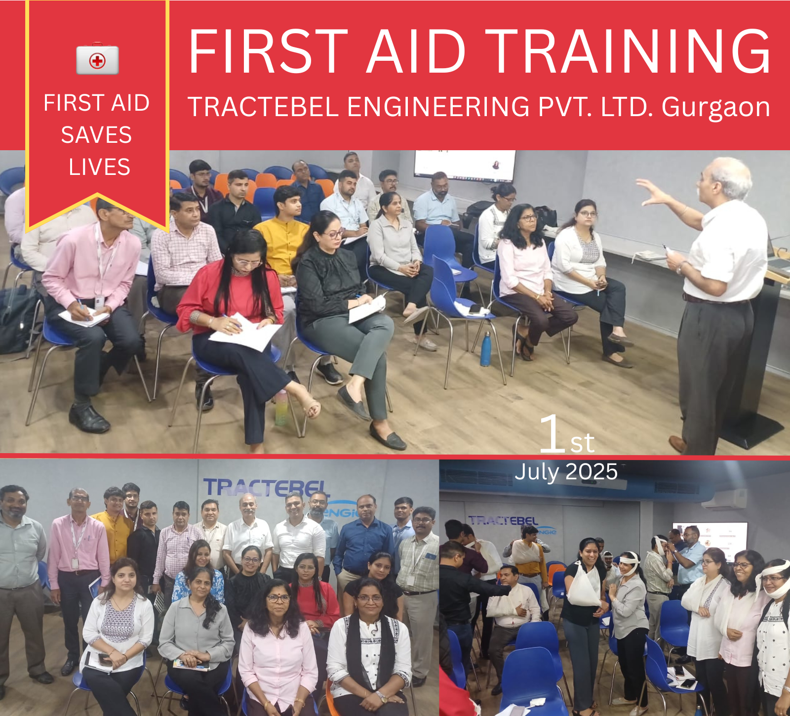 corporate first aid training first aid training for employees workplace first aid certification Gurgaon