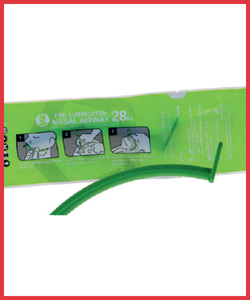 Pre-Lubricated Nasal Airway - 28Fr